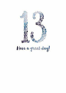 Age 13 - 13th Birthday - Have A Great Day