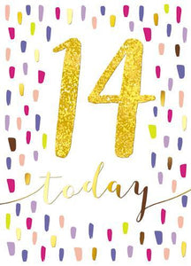 Age 14 - 14th Birthday - 14 Today