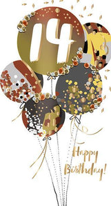 Age 14 - 14th Birthday - Birthday Balloon
