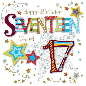 Age 17 - 17th Birthday - Seventeen Today