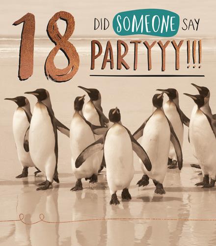 Age 18 - 18th Birthday - Did Someone Say Party