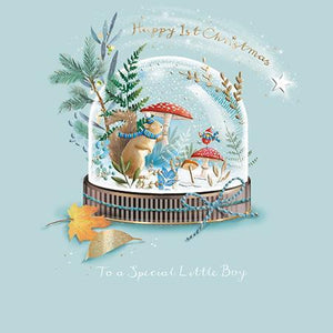 Christmas Card - 1st Christmas Boy - Magical Woodland