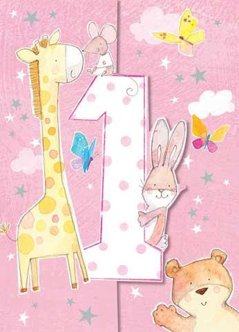 Age 1 - 1st Birthday - One Today