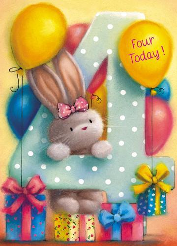 Age 4 - 4th Birthday - Bebunni 4 Today!