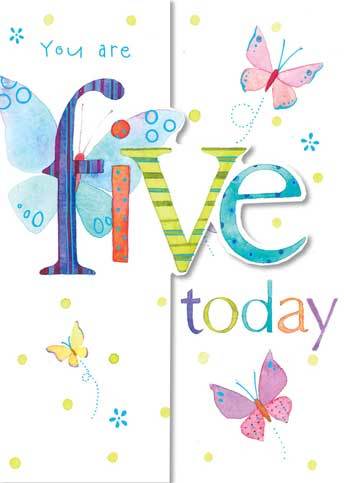 Age 5 - 5th Birthday - Flying Five