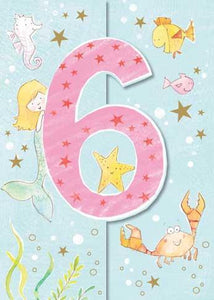 Age 6 - 6th Birthday - Undersea Six