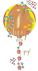 Age 7 - 7th Birthday - 7th Birthday Balloon