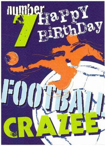 Age 7 - 7th Birthday - Football