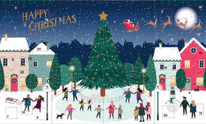 Christmas Advent Calendar - Skating At Christmas