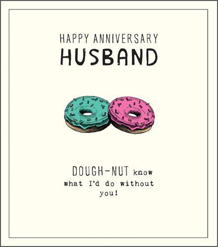 Anniversary Card - Husband Anniversary - Doughnuts