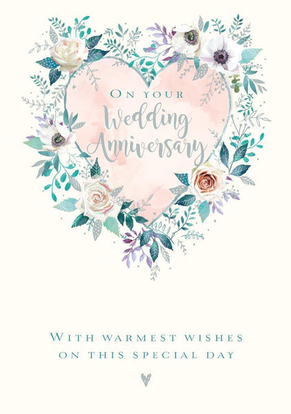 Anniversary Card - Your Anniversary - Love Heart