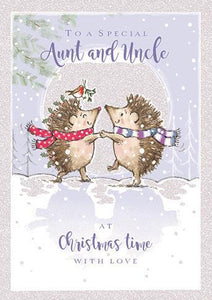 Christmas Card - Aunt and Uncle - Most Wonderful Time Of Year