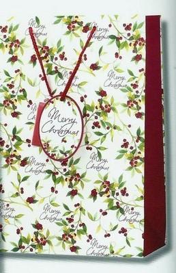Christmas Gift Bags - Large Festive Foliage