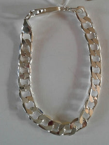 Jewellery - 925 Silver Bracelet 8 Inch Medium Link Chain