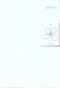 Birthday Cards - Pack Of 3 - Metal Flower