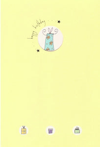 Birthday Card - Window Present