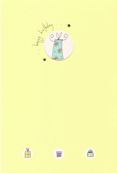 Birthday Card - Window Present