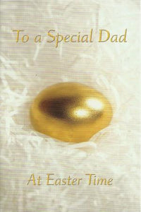 Easter Card - Dad, Easter Cards in France, Cartes de Paques en France, English Cards in France