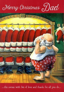 Christmas Card - Dad - Santa's Closet