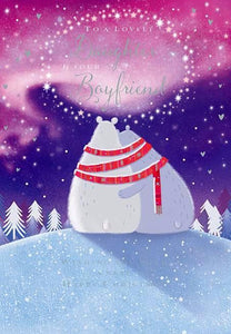 Christmas Card - Daughter and Boyfriend - Bear With Me