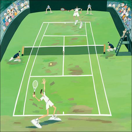 Blank Card - Tennis