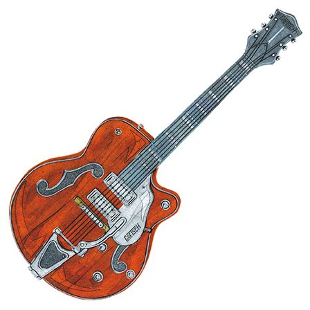 Blank Card - Gretsch Guitar