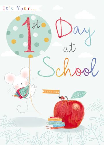 Good Luck Card - 1st Day of School - 1st Day at School