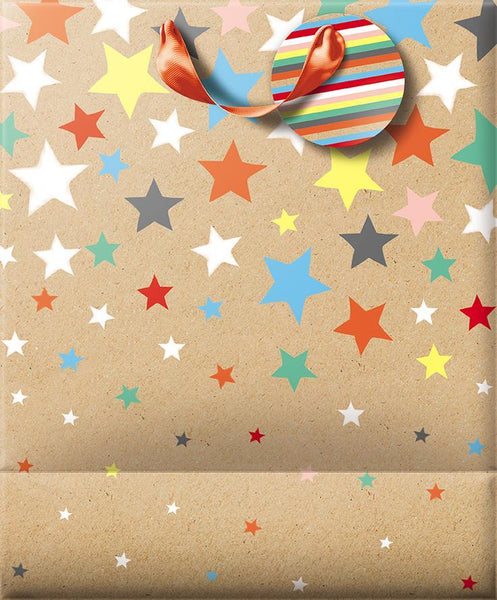 Gift Bag - Large - Multi Stars