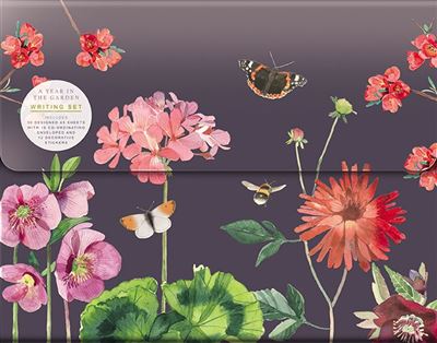 A Year In The Garden Writing Set - Bees & Butterflies