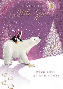 Christmas Card - Special Little Girl - Magical Time