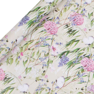Gift Roll Wrap - 4M Cabbage White Grey