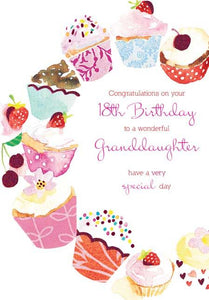Granddaughter 18th Birthday - Ring Of Cakes