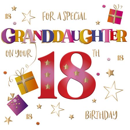 Granddaughter 18th Birthday - Granddaughter 18th