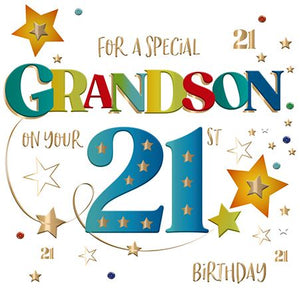 Grandson 21st Birthday - Grandson 21st
