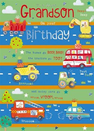 Grandson Birthday - Vehicles