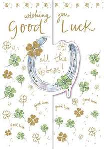 Good Luck Card - Horseshoe