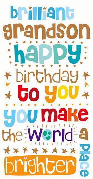 Grandson Birthday - A Brighter Place