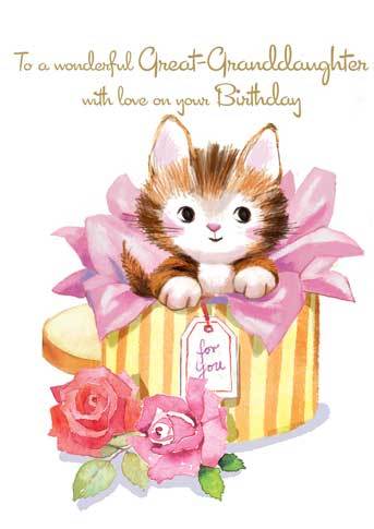 Great-Granddaughter Birthday - Kitten In A Box