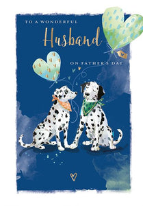 Father's Day Card - Husband - Dotty About You from Ling Design, Father's day cards in France, Cartes de voeux Fete des Peres, English cards in France