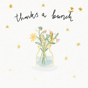 Thank You Card - Thanks A Bunch