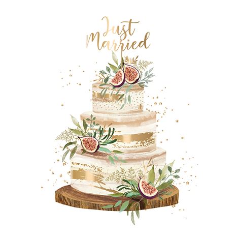Wedding Card - Just Married