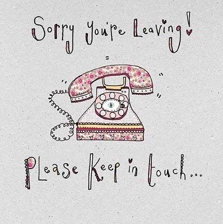 Leaving Card - Sorry Youre Leaving