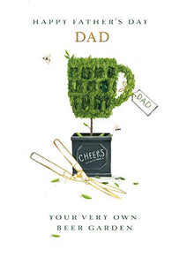 Father's Day Card - Gardener's Bothy from Ling Design, Father's day cards in France, Cartes de voeux Fete des Peres, English cards in France