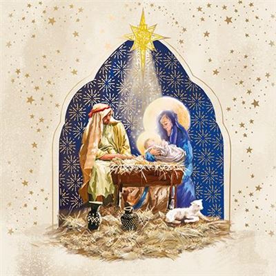 Christmas Card - Open - Christmas Night