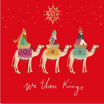 Christmas Card - Open - Three Kings