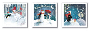 Tarjetas de Navidad - 12 Tarjetas Deluxe - Navidad Mágica