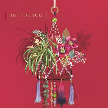 Birthday Card - Hanging Blooms