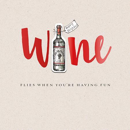 Birthday Card - Wine O'clock