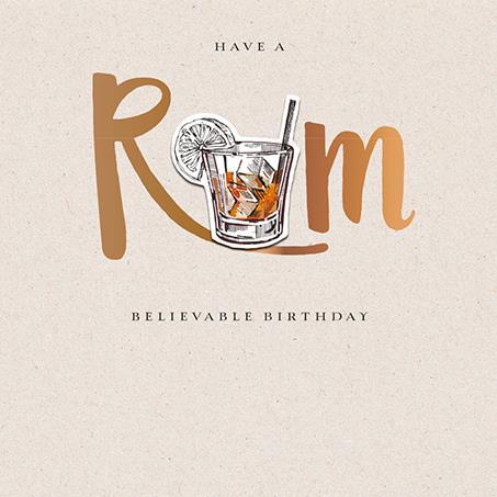 Birthday Card - Rumbelievable