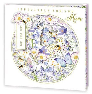 Mum Birthday - Wild Flower from Nigel Quiney Publications, English Cards in France